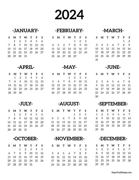 at a glance calendar 2024